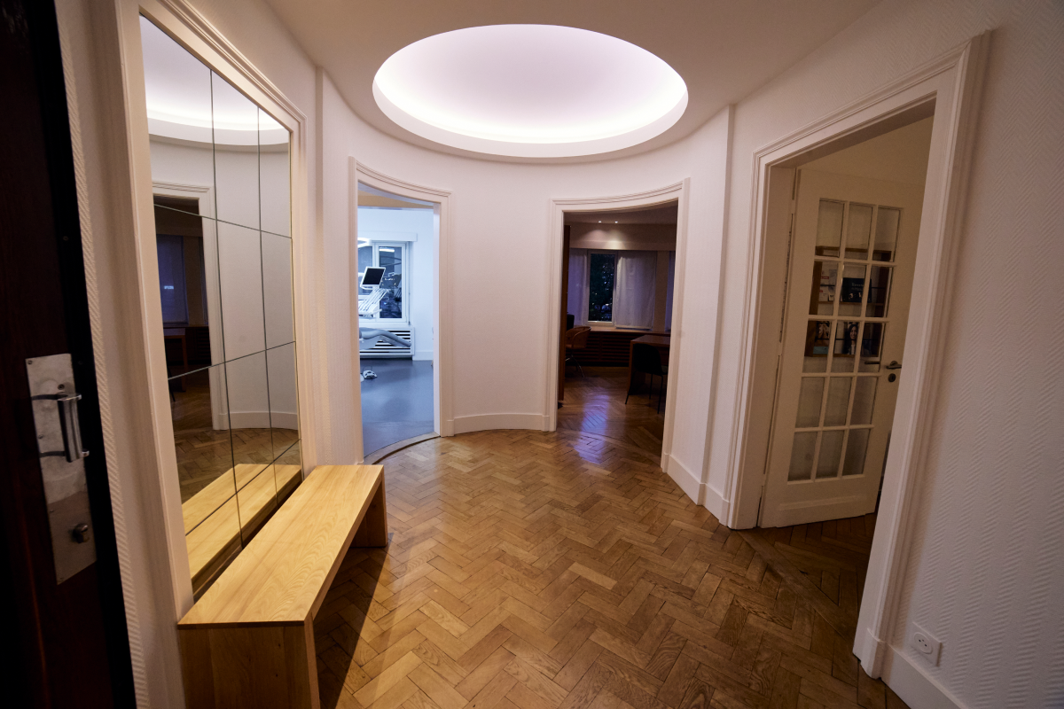 Couloir intérieur du cabinet dentaire à Strasbourg
