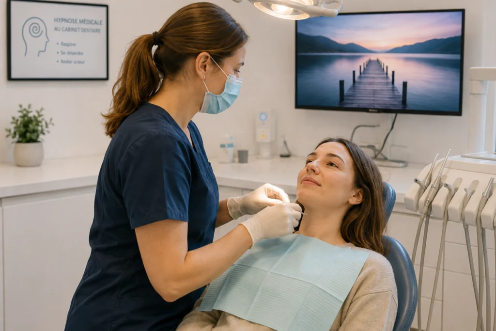 Séance d'hypnose médicale pour patient anxieux, dentiste à Strasbourg