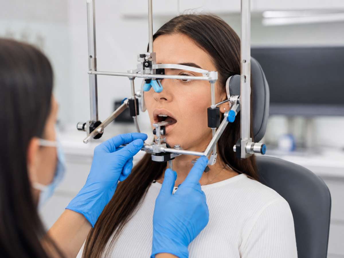 Analyse de l'occlusion avec l'appareil K7, dentiste à Strasbourg