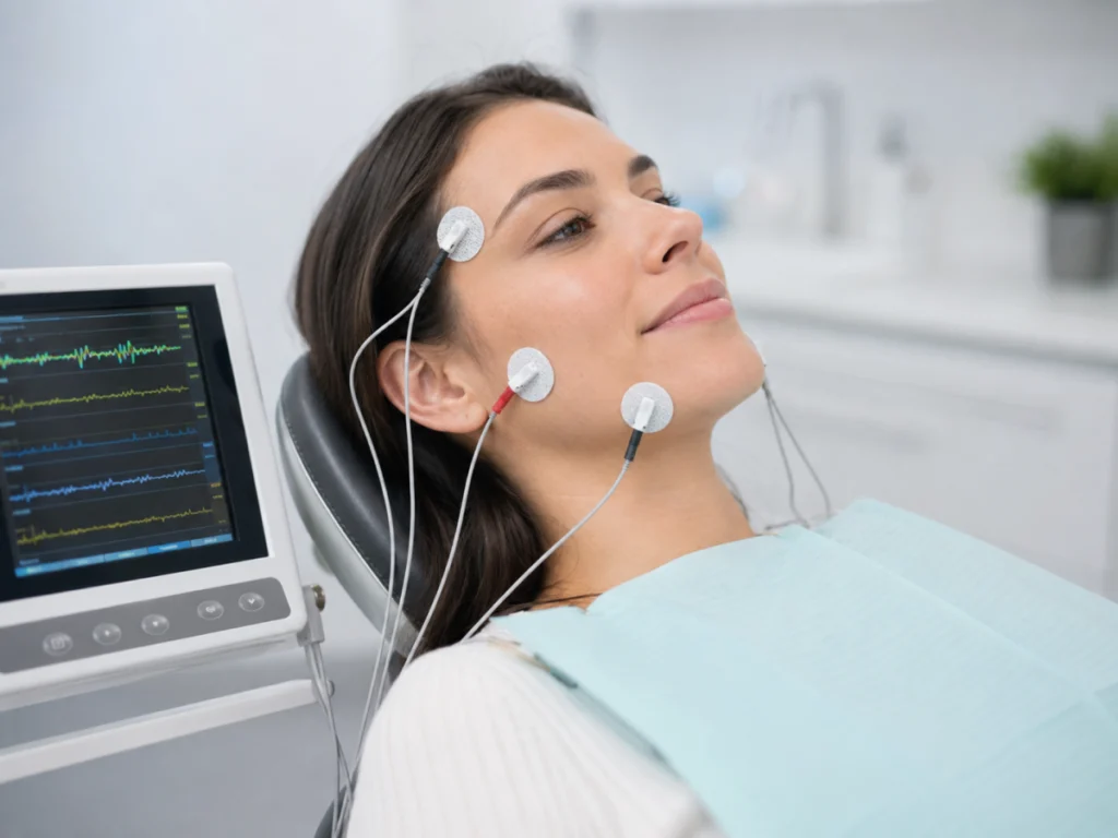 Relaxation musculaire par TENS chez le dentiste à Strasbourg